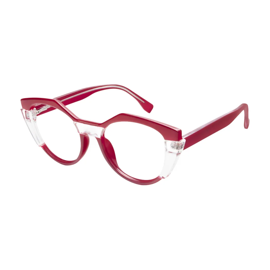 Cat-eye Red Eyeglasses