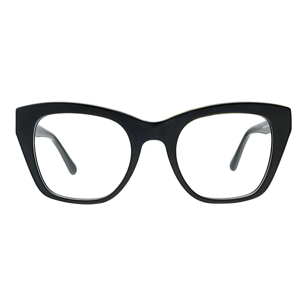 Square Black Eyeglasses
