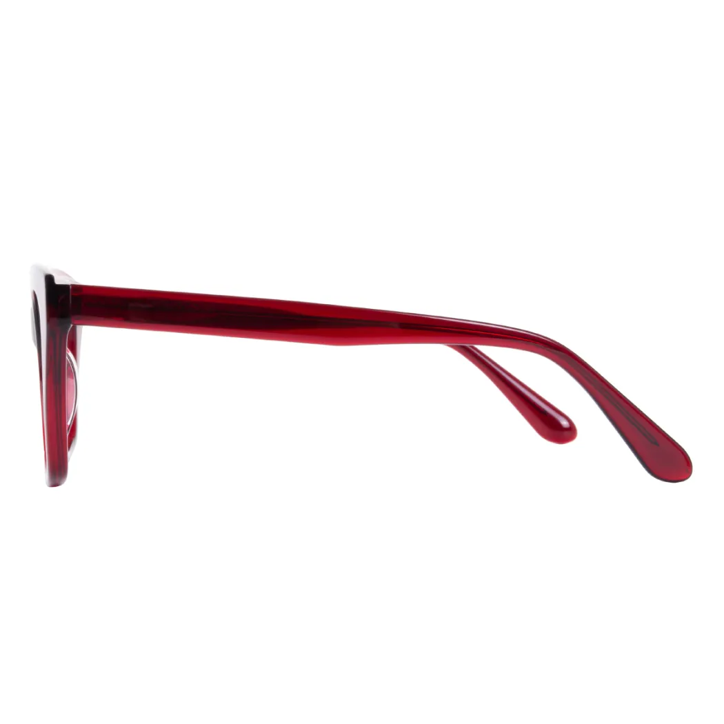 Square Red Eyeglasses