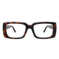 Rectangle Tortoiseshell Eyeglasses
