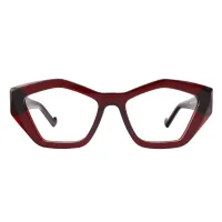Geometric Wine Eyeglasses