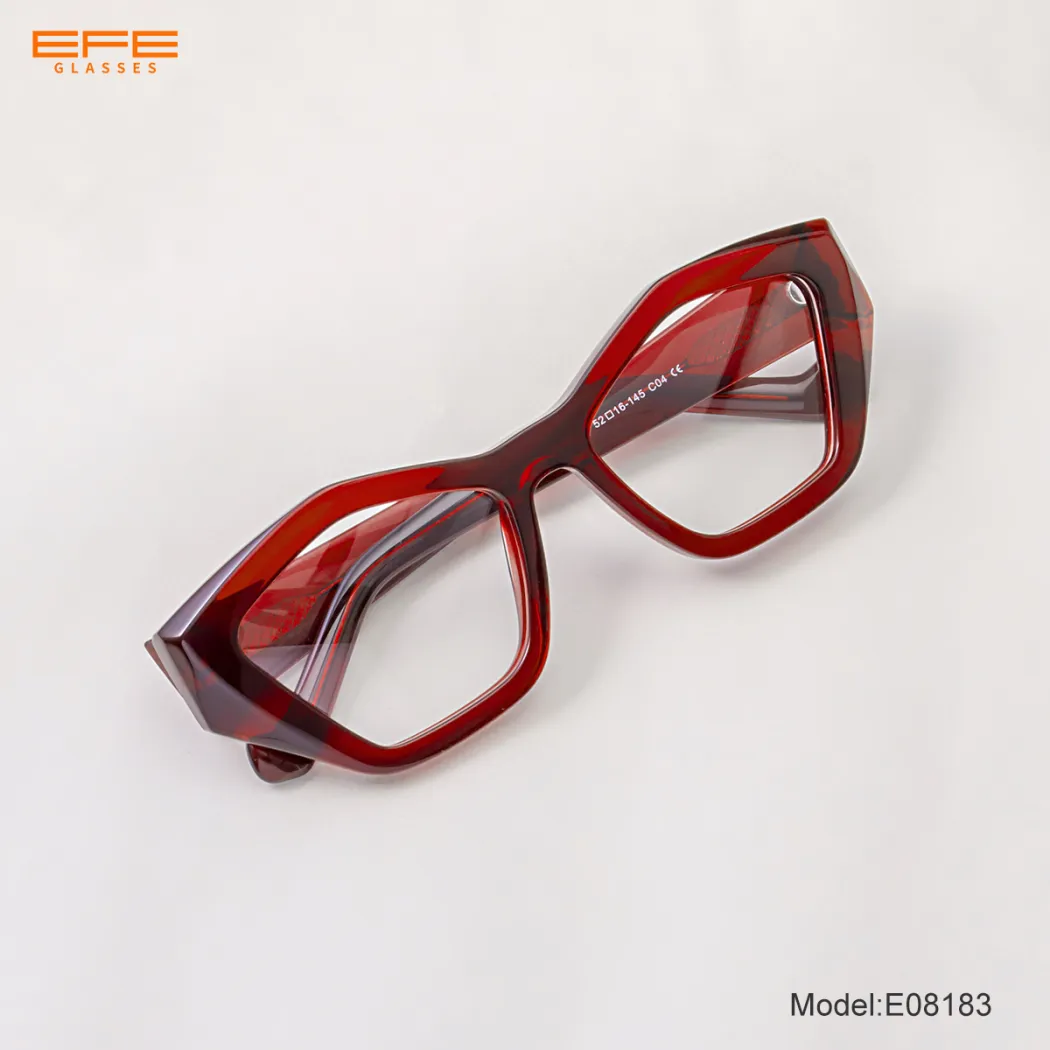 Geometric Wine Eyeglasses