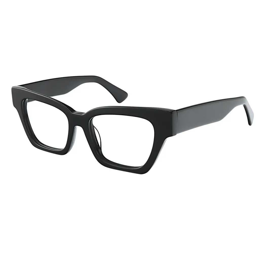 Square Black Eyeglasses