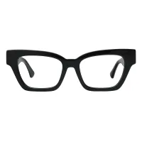 Square Black Eyeglasses