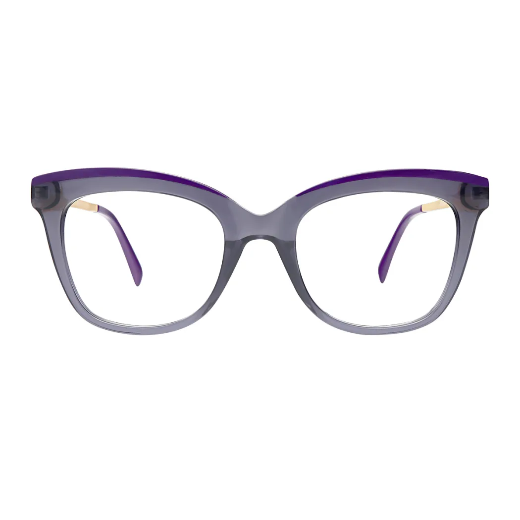 Cat-eye Purple/Gray Eyeglasses