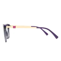 Cat-eye Purple/Gray Eyeglasses