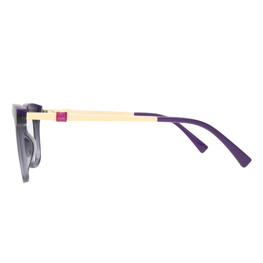 Cat-eye Purple/Gray Eyeglasses