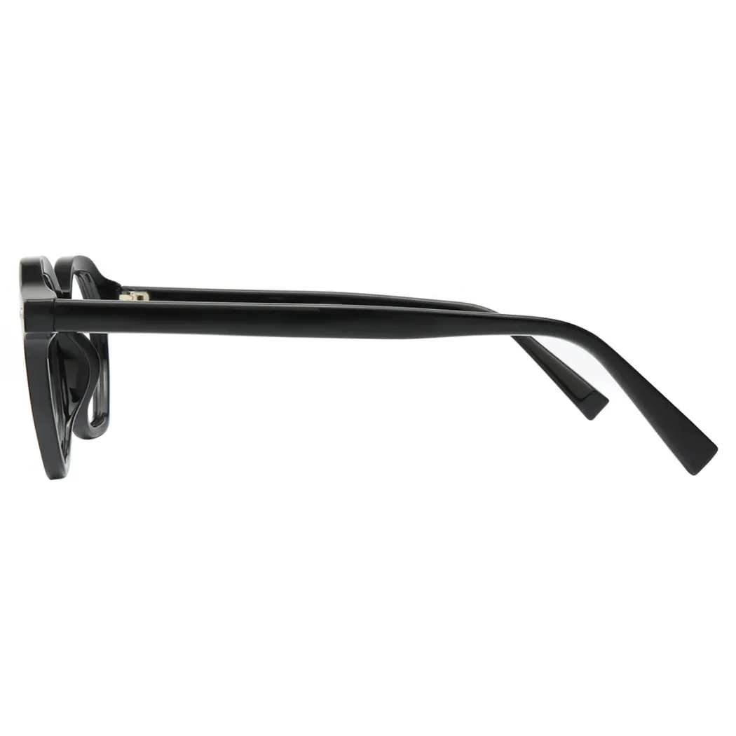 Geometric Black Eyeglasses