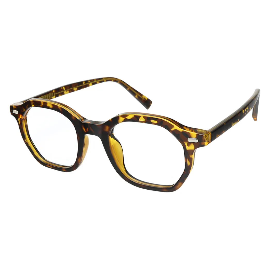Geometric Tortoiseshell Eyeglasses