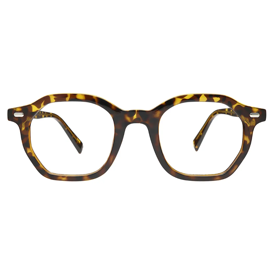 Geometric Tortoiseshell Eyeglasses