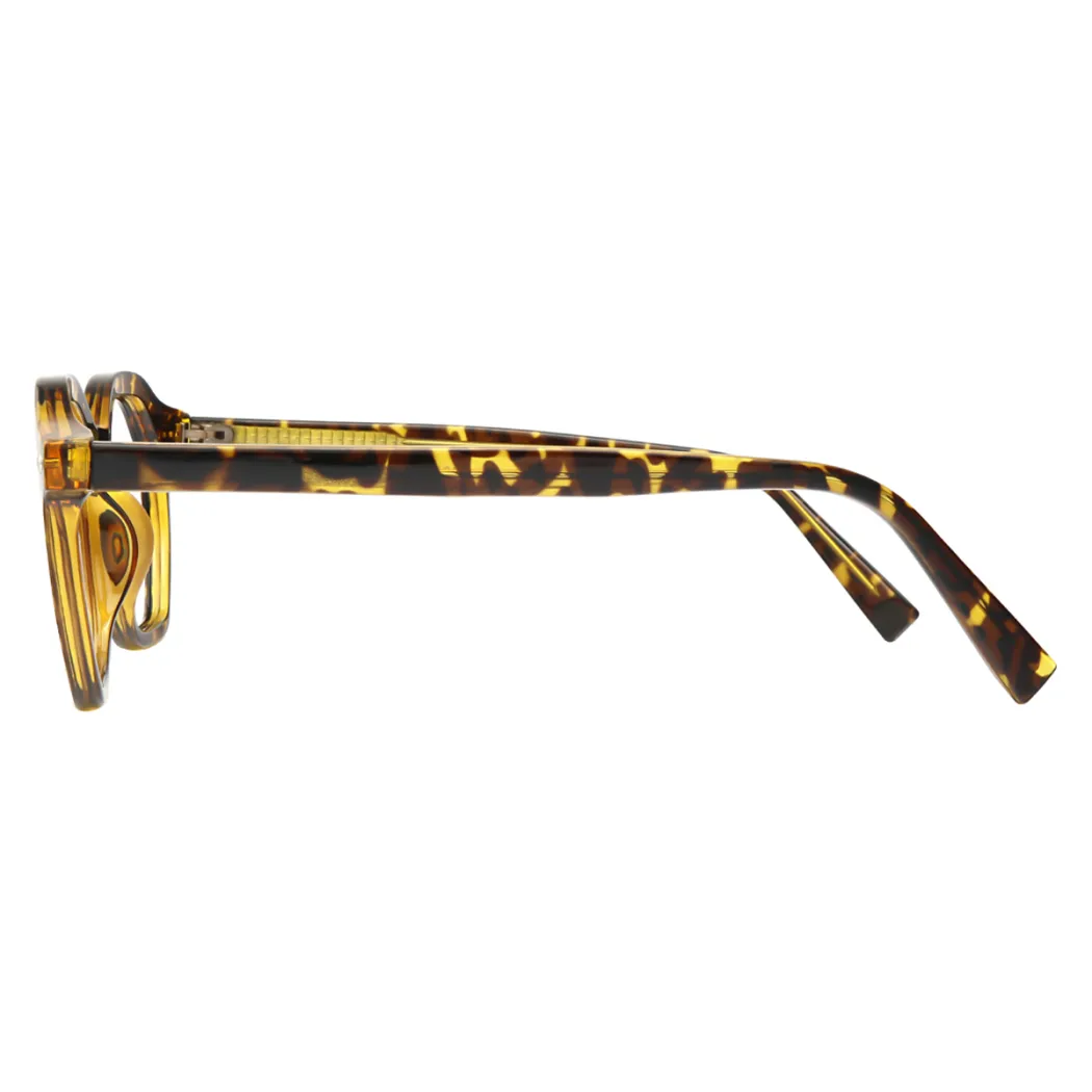 Geometric Tortoiseshell Eyeglasses