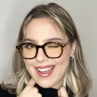 Geometric Tortoiseshell Eyeglasses