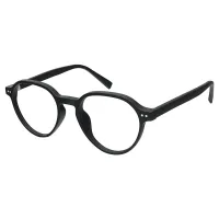 Round Black Eyeglasses