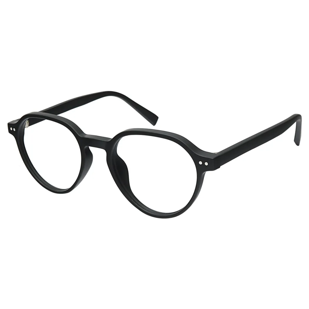 Round Black Eyeglasses