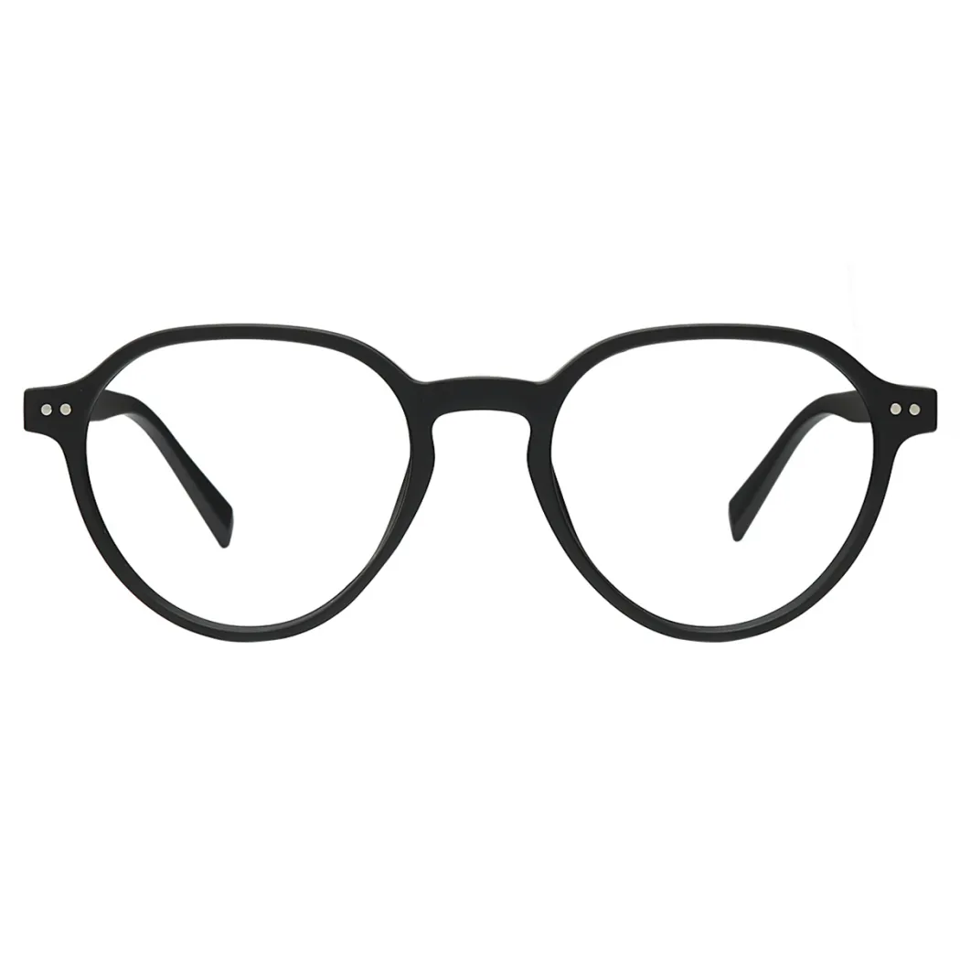 Round Black Eyeglasses