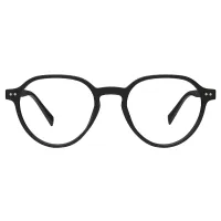 Round Black Eyeglasses