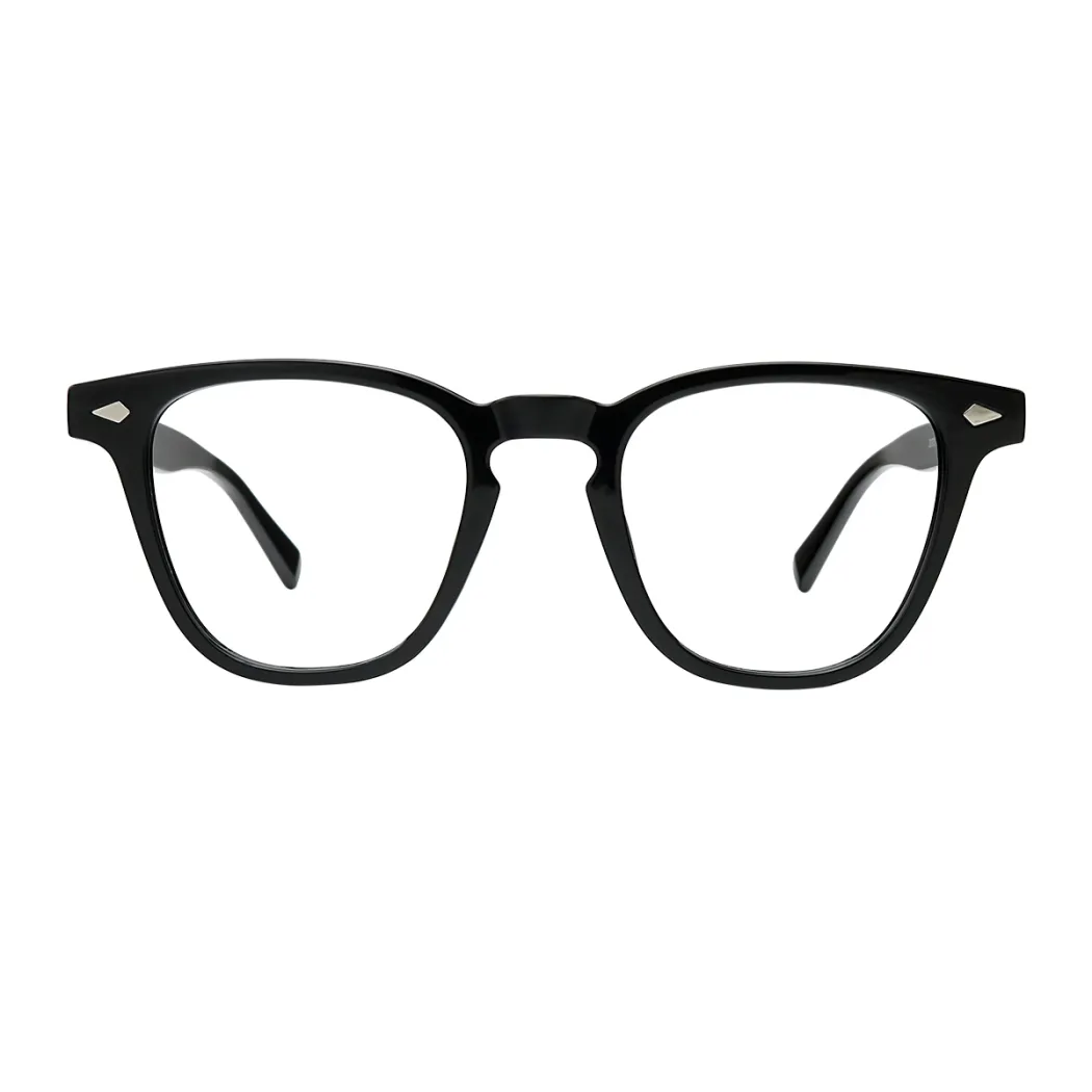 Square Black Eyeglasses