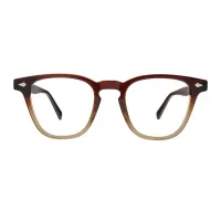 Square Brown Eyeglasses