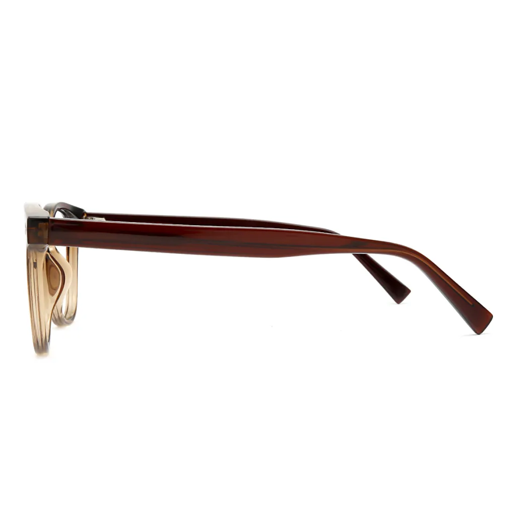 Square Brown Eyeglasses