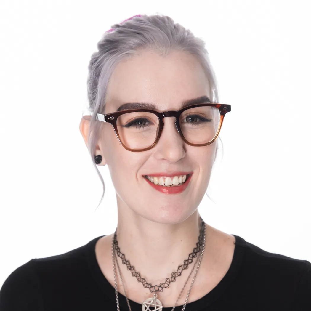 Square Brown Eyeglasses