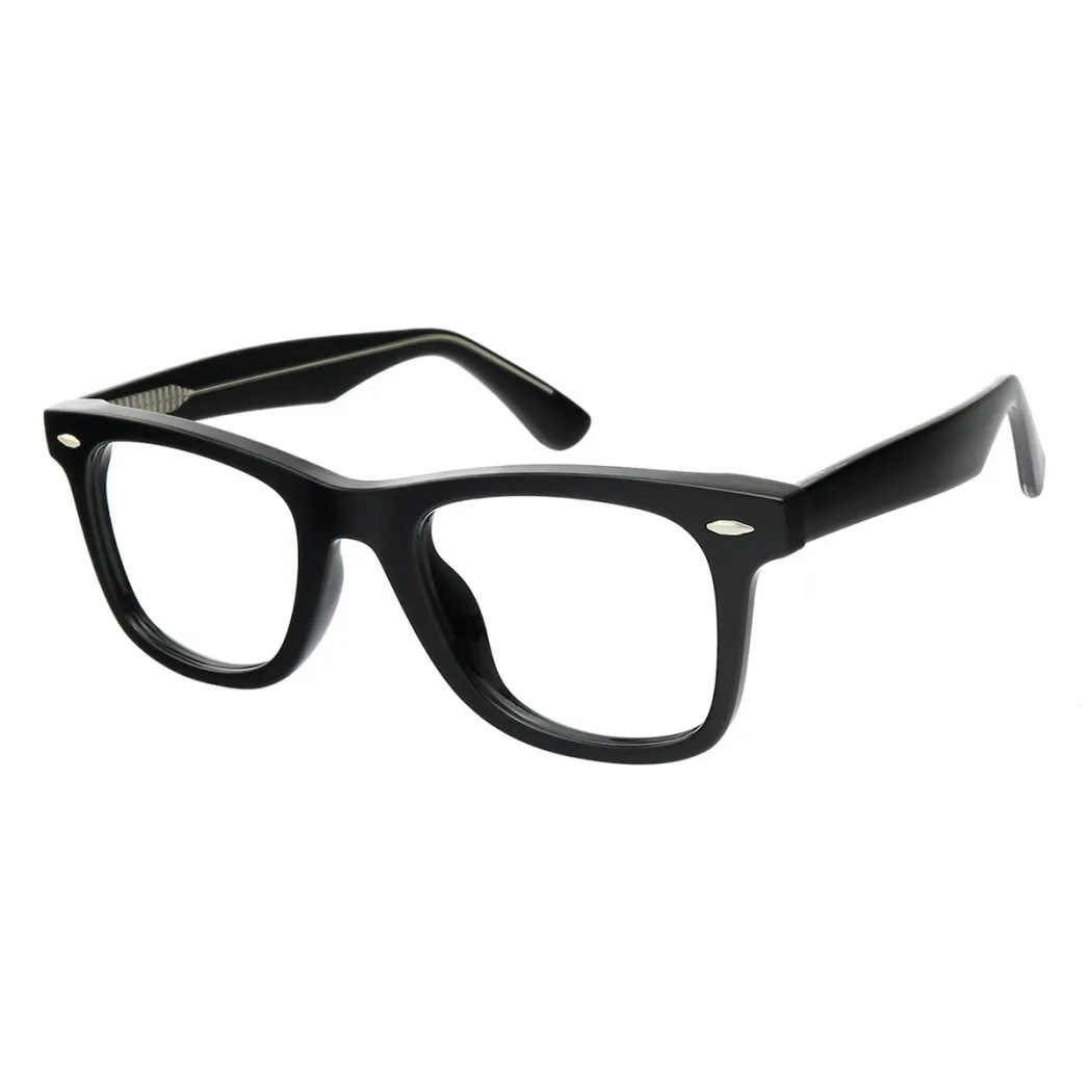 Square Black Eyeglasses
