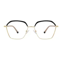 Geometric Black Eyeglasses