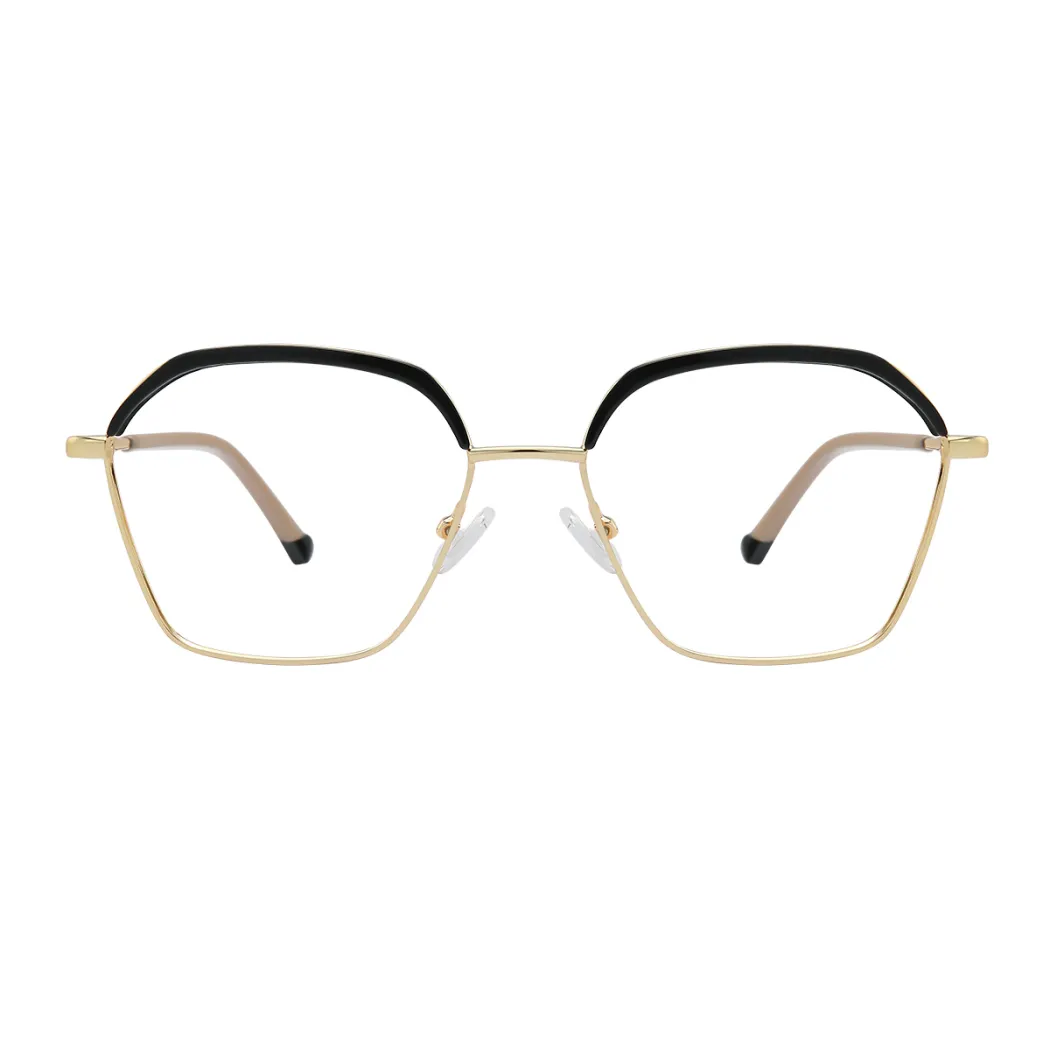 Geometric Black Eyeglasses