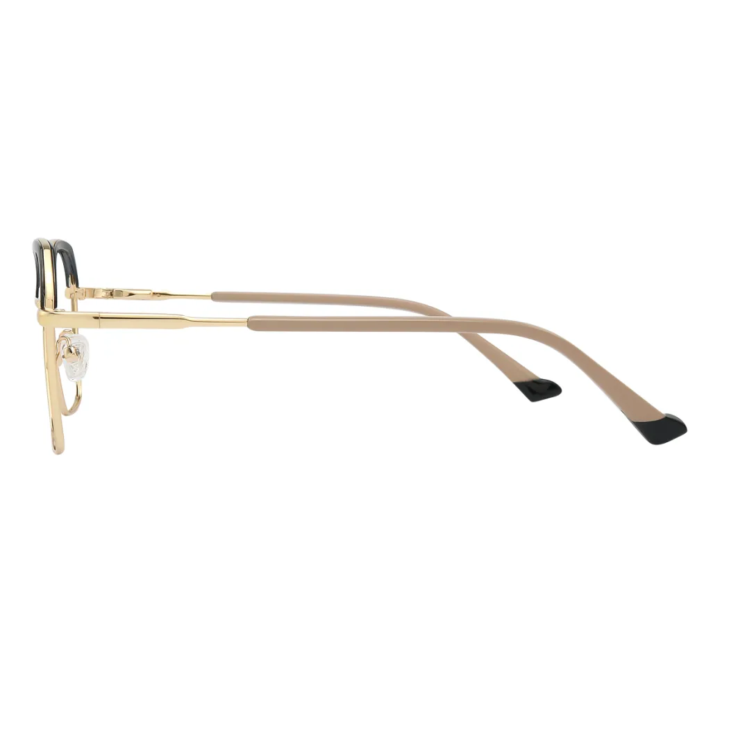 Geometric Black Eyeglasses