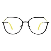 Geometric Black Eyeglasses