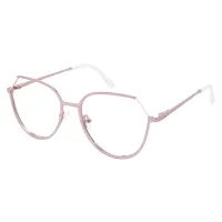 Geometric Pink Eyeglasses