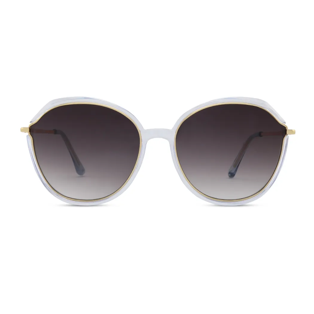 Oval Gold Sunglasses