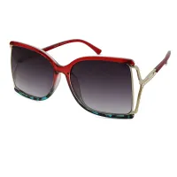 Square Red/Blue Sunglasses