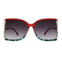 Square Red/Blue Sunglasses