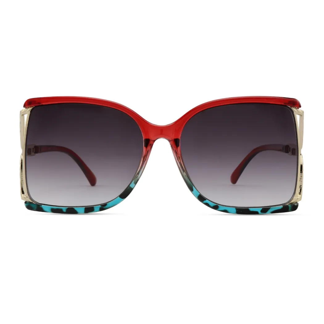 Square Red/Blue Sunglasses