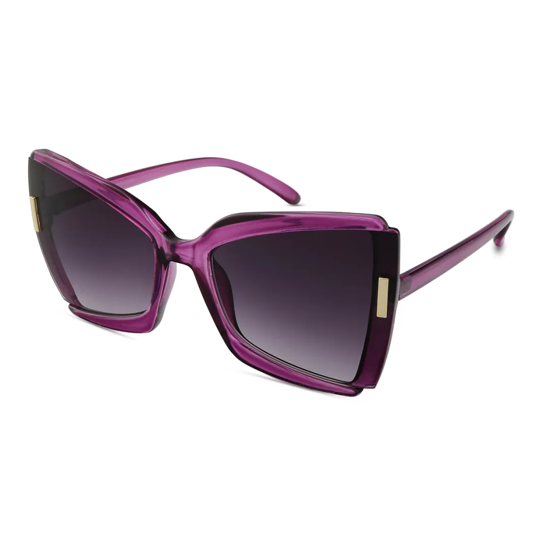 Square Purple Sunglasses