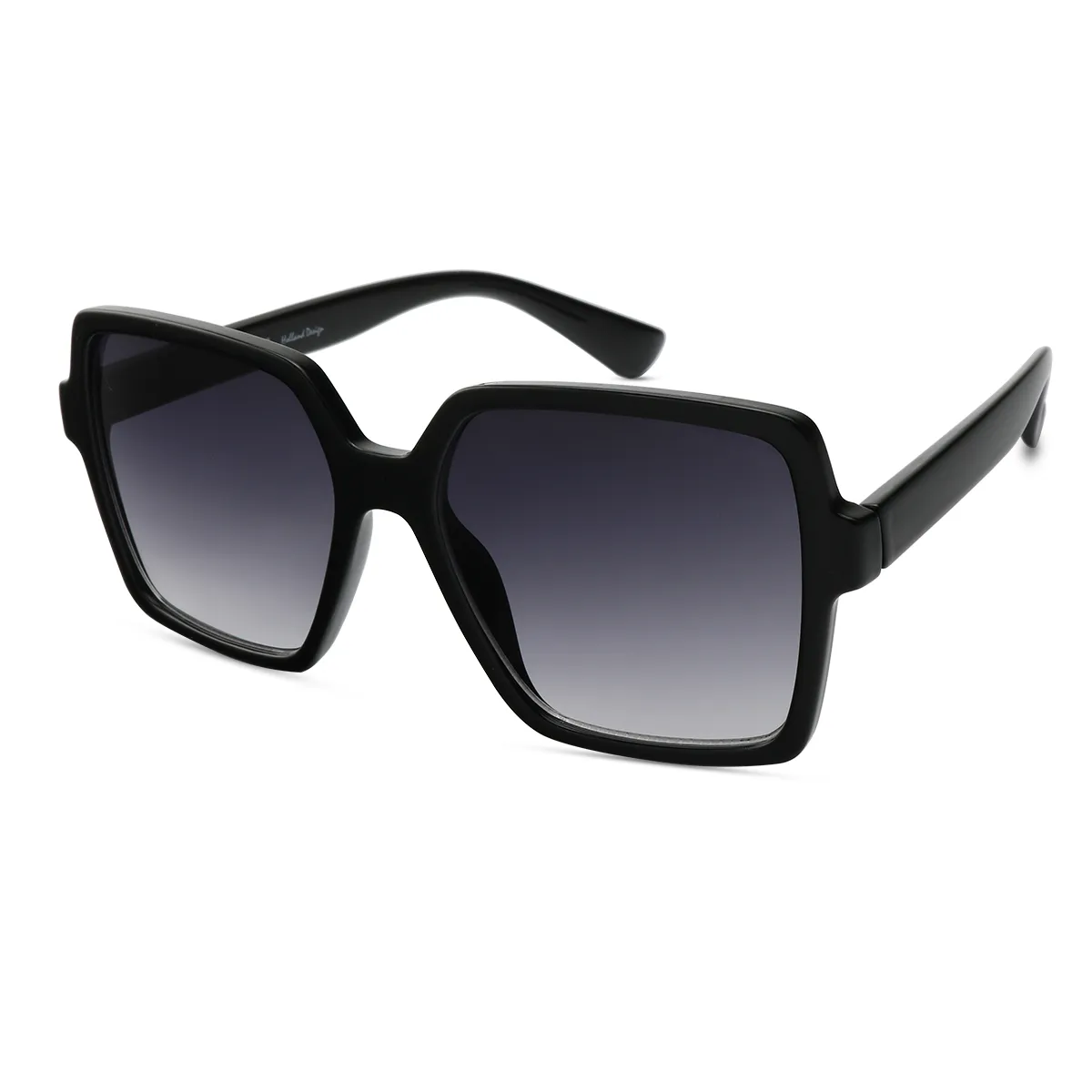 Square Black Sunglasses
