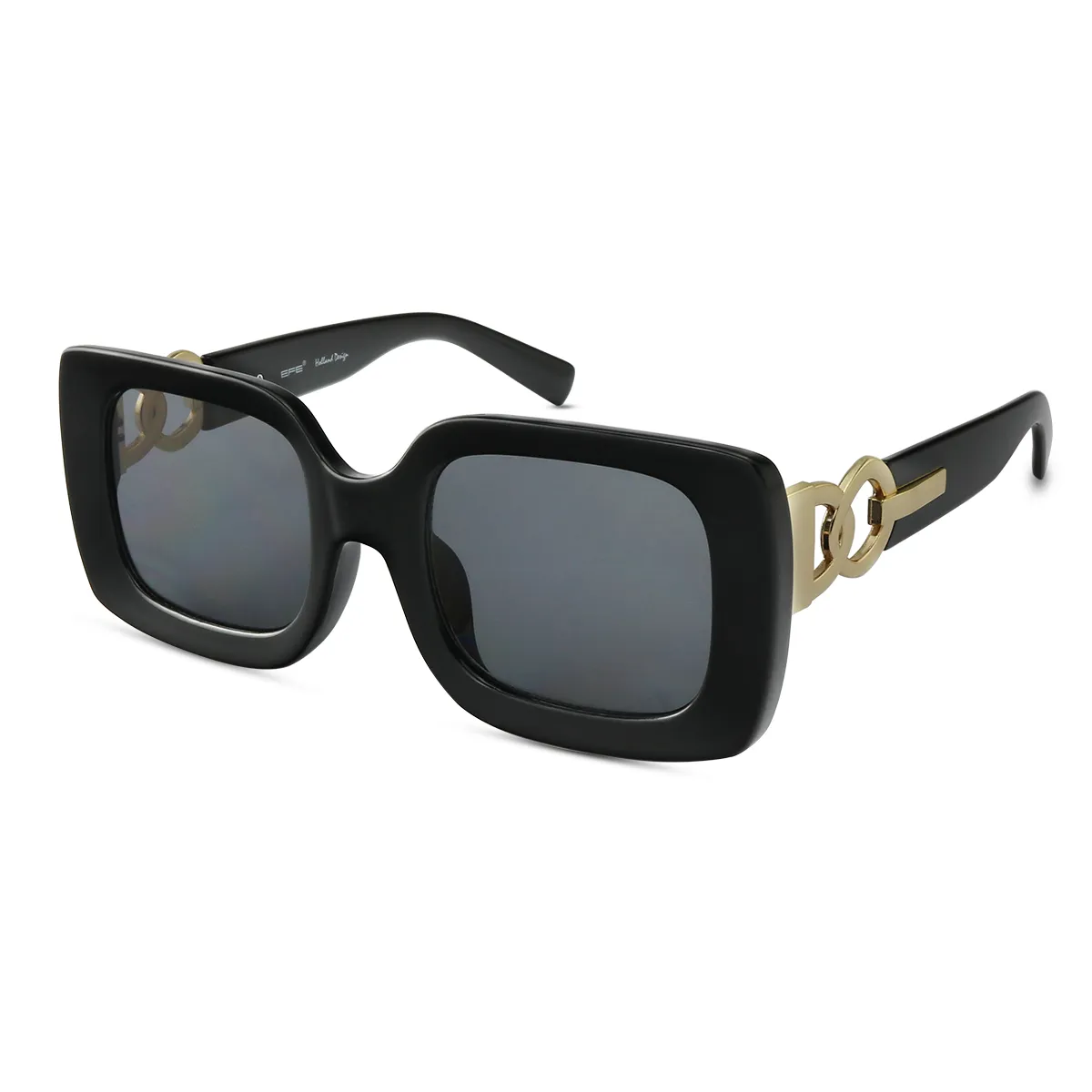 Square Black Sunglasses