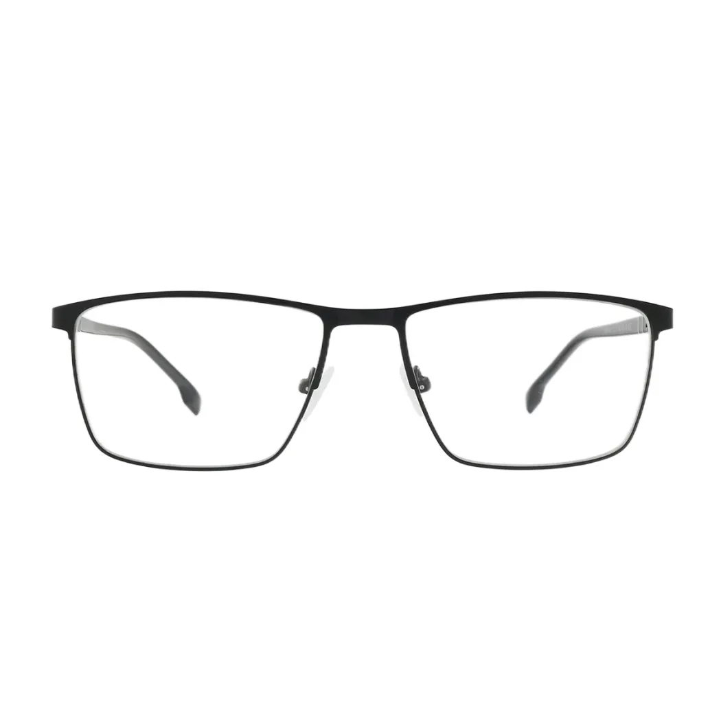 Rectangle Matte Black Eyeglasses