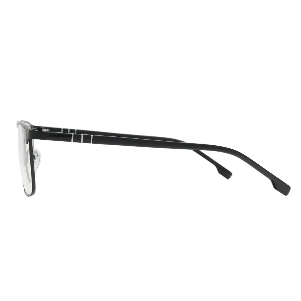 Rectangle Matte Black Eyeglasses