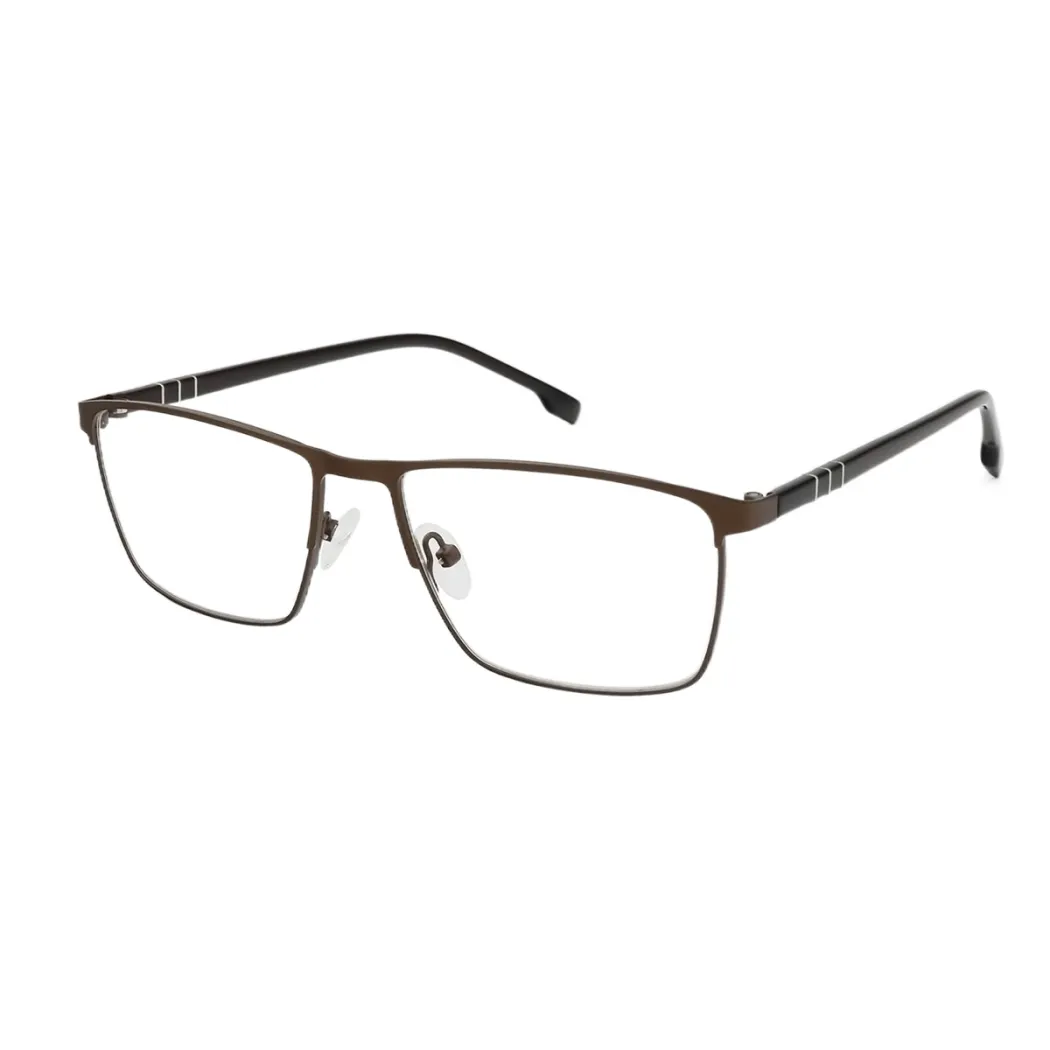 Rectangle Brown Eyeglasses