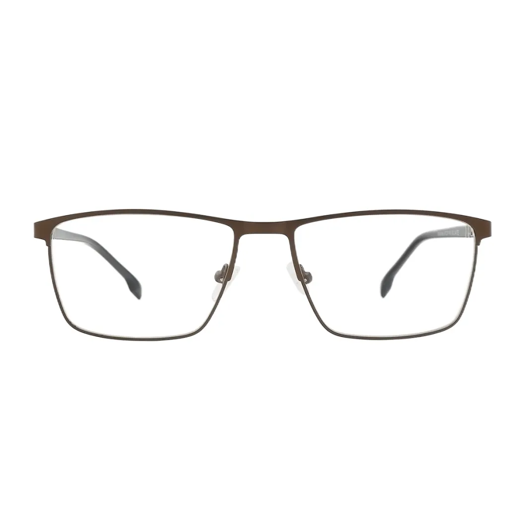Rectangle Brown Eyeglasses