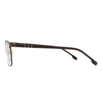 Rectangle Brown Eyeglasses