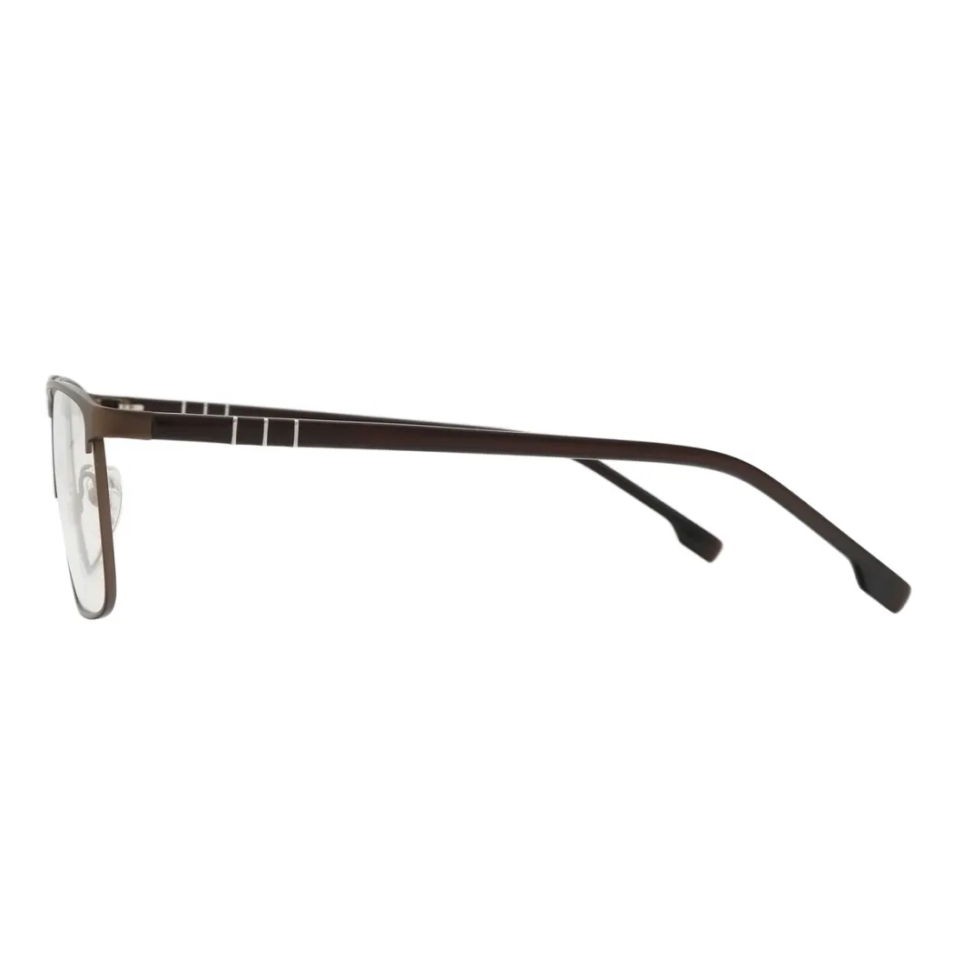 Rectangle Brown Eyeglasses
