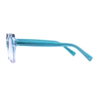 Square Green/Clear Eyeglasses