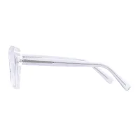 Geometric Clear Eyeglasses