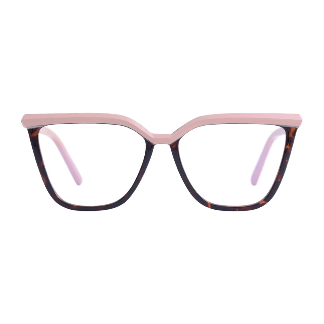 Square Pink/Tortoiseshell Eyeglasses