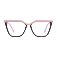 Square Pink/Tortoiseshell Eyeglasses