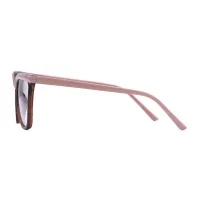 Square Pink/Tortoiseshell Eyeglasses