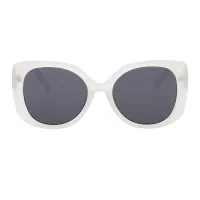 Round White Sunglasses