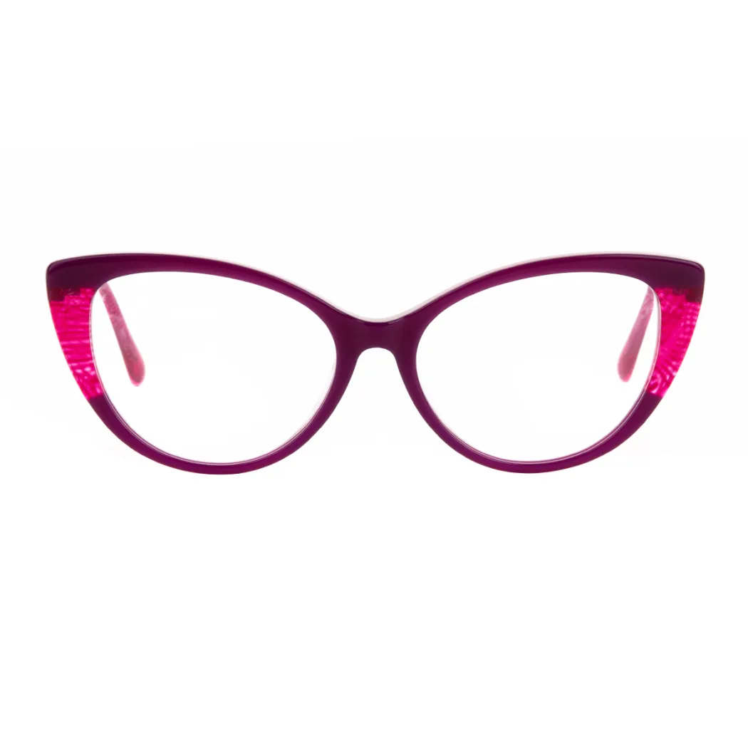 Cat-eye Purple Eyeglasses